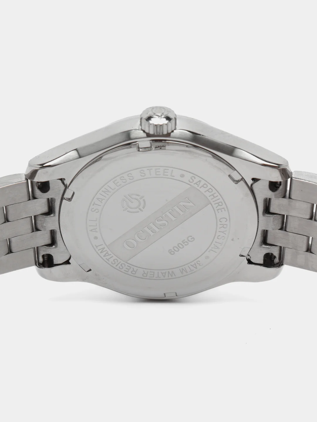 Серебряный мужские наручные часы Ochstin 6005A в подарочной упаковке