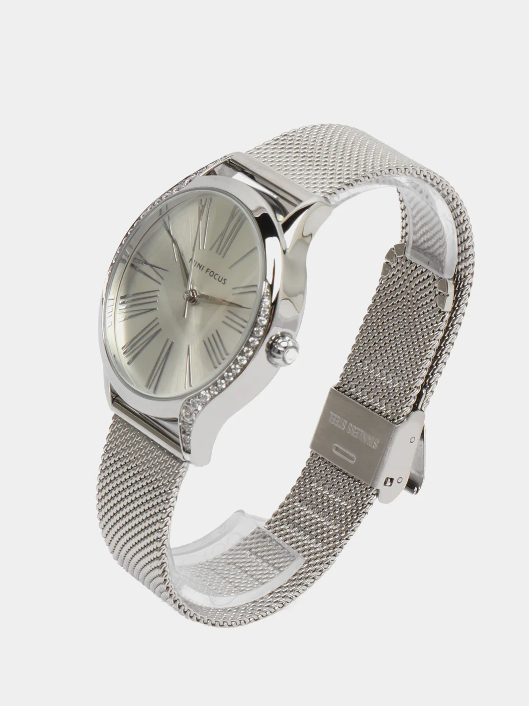 Серебряный женские наручные часы Mini Focus MF0259L, в подарочной упаковке