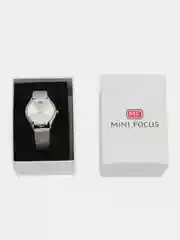 Серебряный женские наручные часы Mini Focus MF0259L, в подарочной упаковке