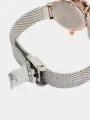 Серебряный женские наручные часы Curren 9030 в подарочной упаковке