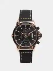 Золотой мужские наручные часы Mini Focus MF0175G с хронографом, в подарочной упаковке