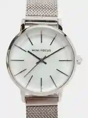 Серебряный женские наручные часы Mini Focus MF0257L, в подарочной упаковке