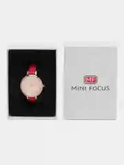 Красный женские наручные часы Mini Focus MF0255L, в подарочной упаковке
