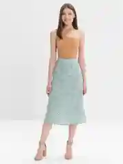 Салатовый женская юбка, летняя, миди