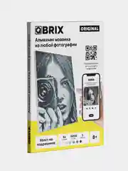 Алмазная мозайка Qbrix Original А4 на подрамнике по любой фотографии