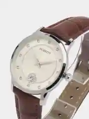 Коричневый женские наручные часы Ochstin 6060B с календарем в подарочной упаковке