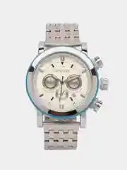 Серебряный мужские наручные часы Ochstin 6064B с хронографом в подарочной упаковке