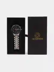 Серебряный мужские наручные часы Ochstin 6112A с хронографом в подарочной упаковке