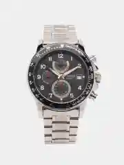 Серебряный мужские наручные часы Ochstin 6112A с хронографом в подарочной упаковке