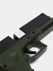 Пистолет игрушечный Глок, перезаряжаемый Glock, с гильзами и мягкими EVA пулями