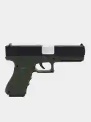 Пистолет игрушечный Глок, перезаряжаемый Glock, с гильзами и мягкими EVA пулями