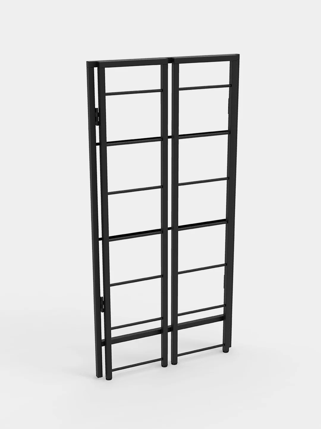 Стеллаж BRABIX Smart SH-005 (ш605*г290*в1193мм), ЛОФТ, прямой, складной, металл/ЛДСП дуб