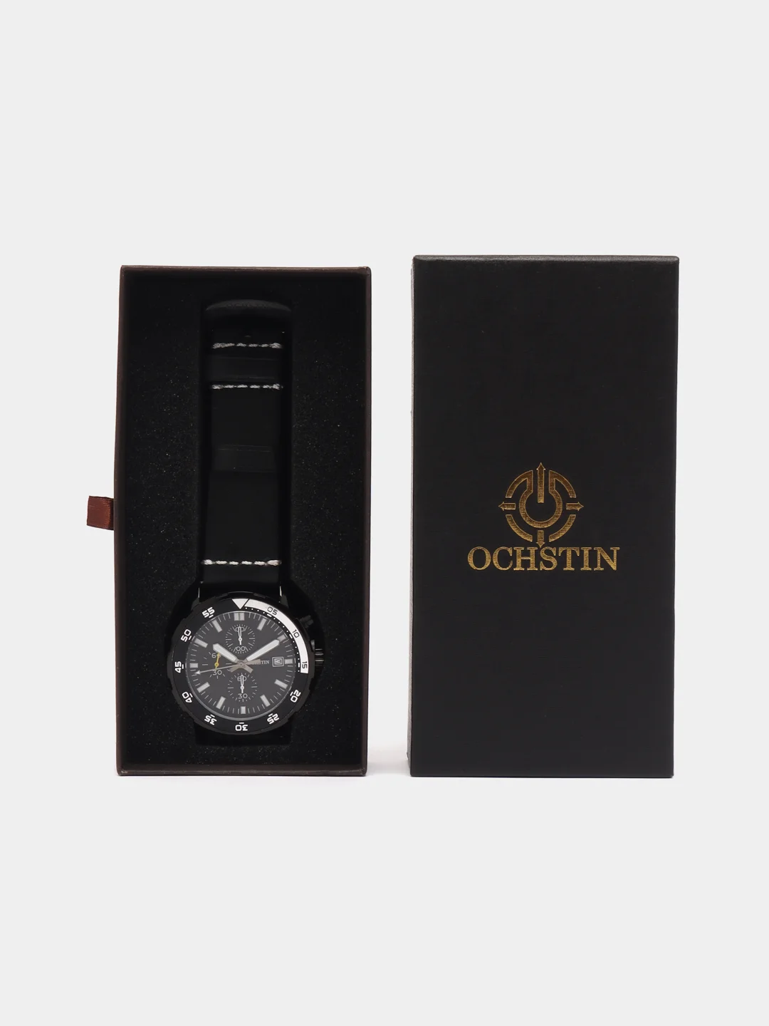 Карамельный мужские наручные часы Ochstin 6044A с хронографом в подарочной упаковке
