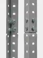 Стеллаж металлический напольный сборный для склада и офиса Brabix, сборная стойка, 291114