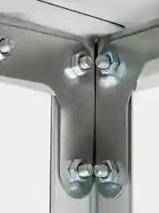 Стеллаж металлический напольный сборный для склада и офиса Brabix, сборная стойка, 291114