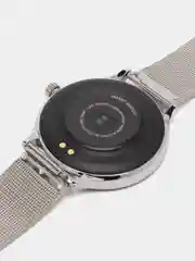 Серебряный наручные смарт часы, Smart Watch Lige BW0172 в подарочной упаковке