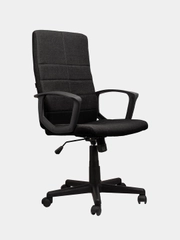 Кресло компьютерное Brabix Focus Ex-518, ткань, черное, 531575