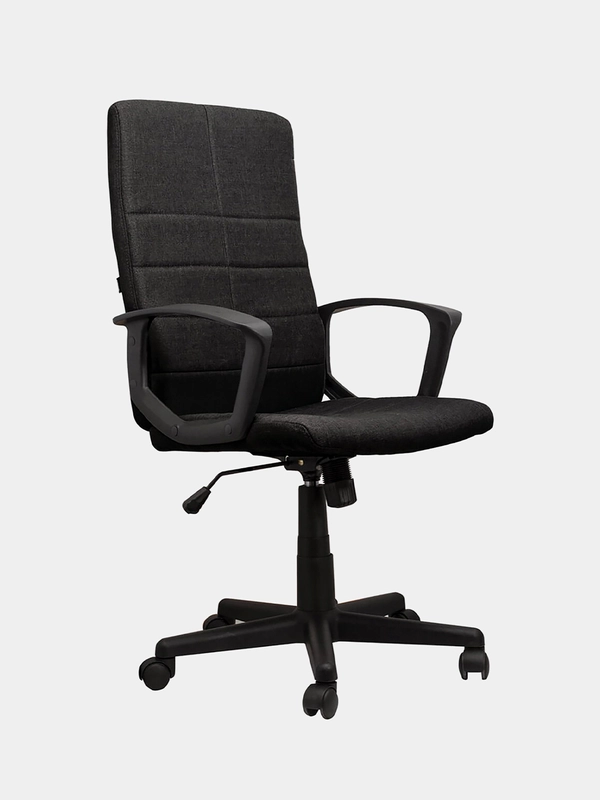 Кресло компьютерное Brabix Focus Ex-518, ткань, черное, 531575