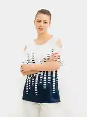 Индиго футболка женская