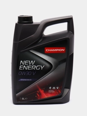 Автомобильное моторное масло Champion New Energy, синтетическое, 5 литров, 0W30