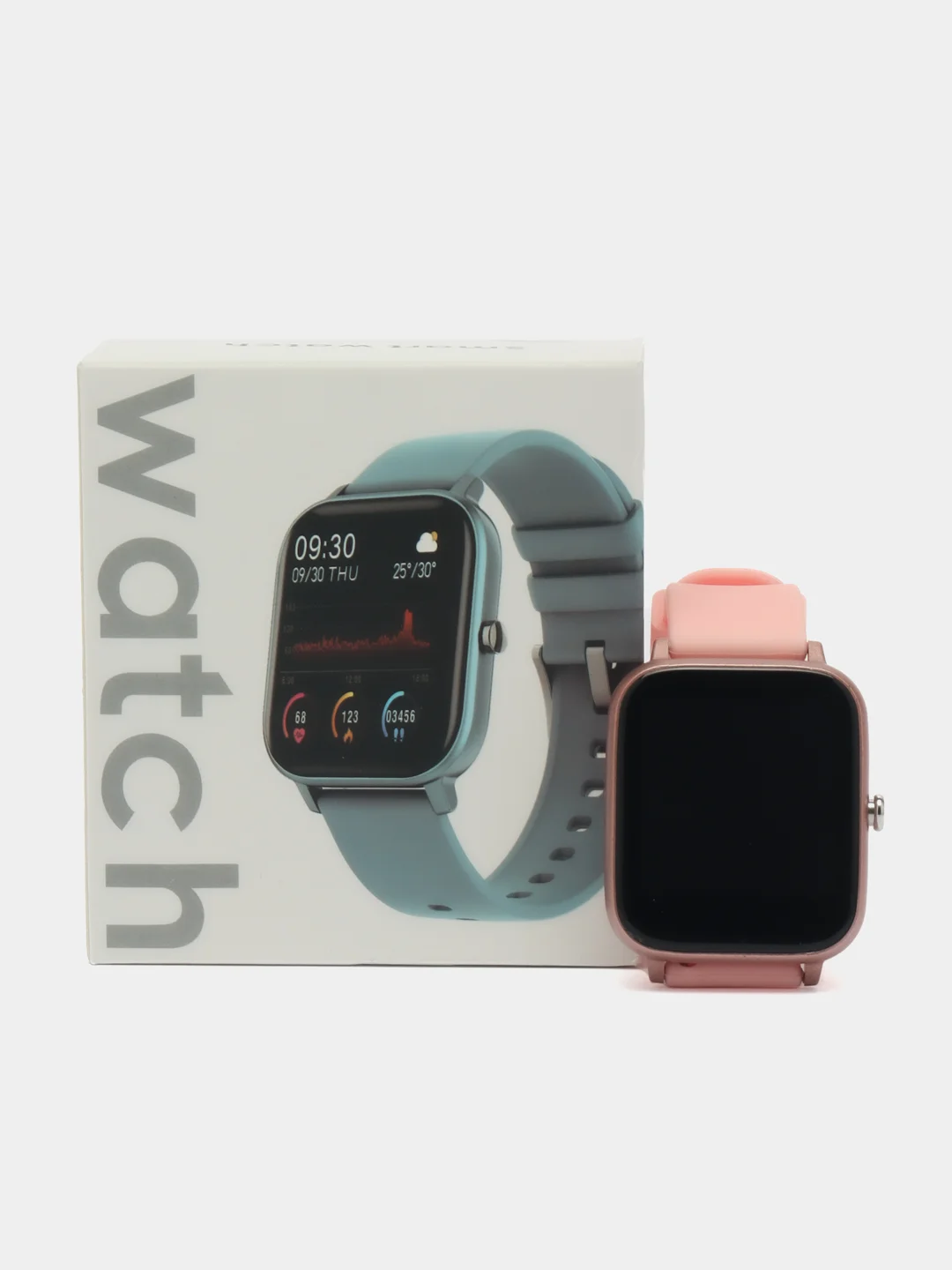 Розовый наручные смарт часы, Smart Watch Lige BW0211 в подарочной упаковке