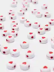 Ледяной бусины смайлик, сердечки 50шт, 100шт