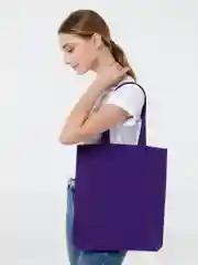Фиолетовый холщовая сумка Avoska