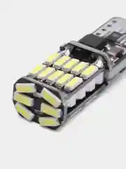 Белый светодиодная лампа W5W T10 для габаритов и подсветки номеров, нового образца 1-2 штуки