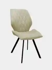Стул Brabix Rombo Cf-077, бежевый велюр, металлический каркас