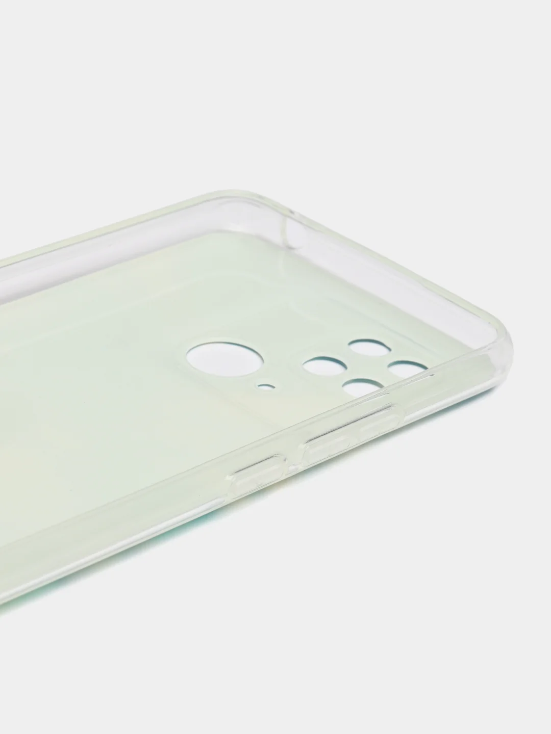 Голубой чехол для Xiaomi Redmi 10C, Poco C40 / Сяоми Редми 10С, Поко С40, силиконовый, с рисунком