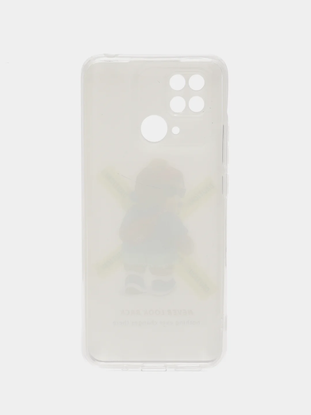 Белый чехол для Xiaomi Redmi 10C, Poco C40 / Сяоми Редми 10С, Поко С40, силиконовый, с рисунком