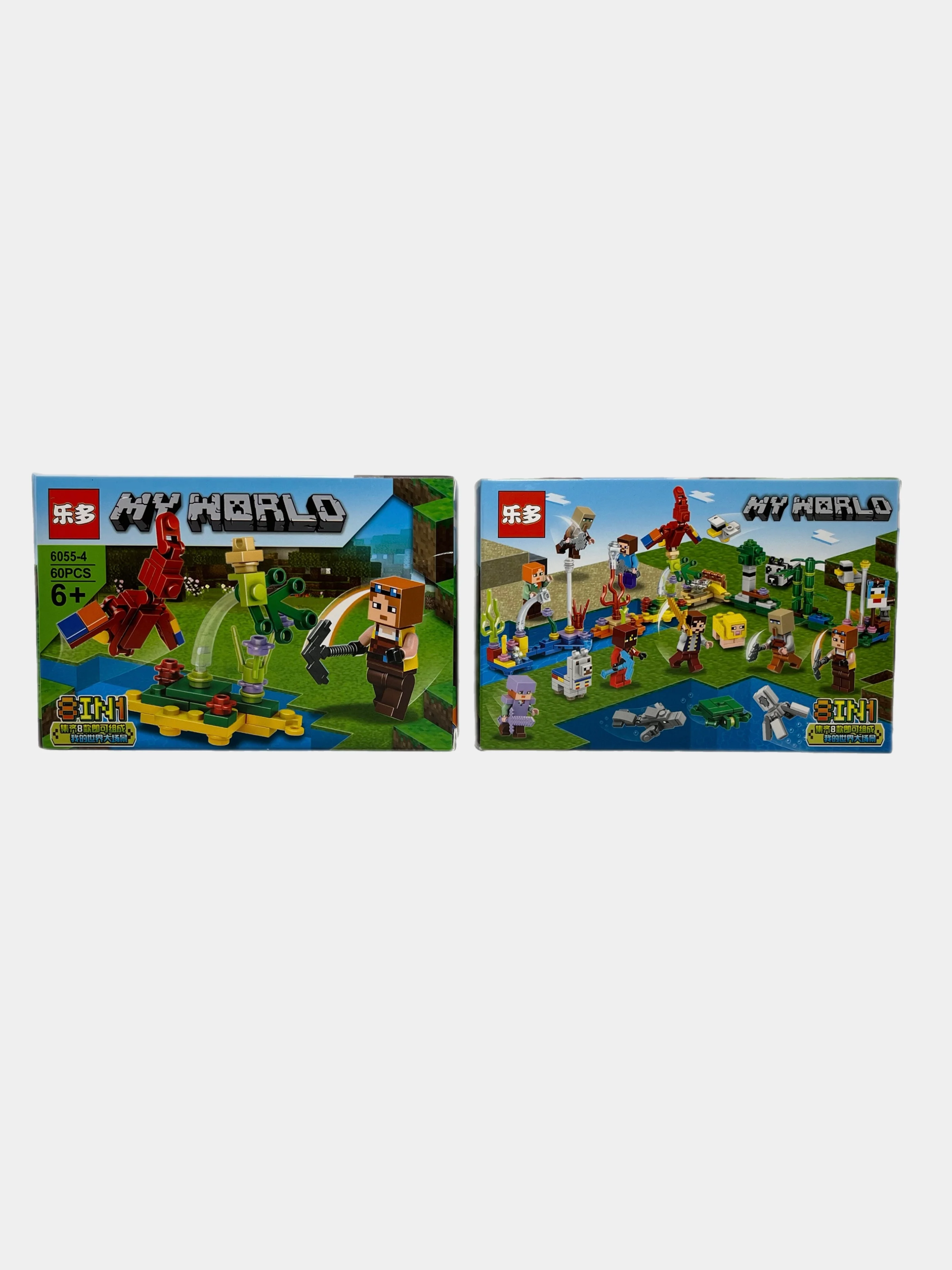 Бронзовый конструктор детский My world, по мотивам игры Майнкрафт