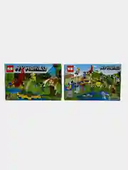 Бронзовый конструктор детский My world, по мотивам игры Майнкрафт