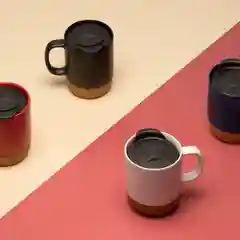 Белый кружка Corky Walk