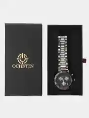 Синий мужские наручные часы Ochstin 6113A с хронографом в подарочной упаковке