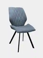 Стул Brabix Rombo Cf-077, велюр серый, каркас металл