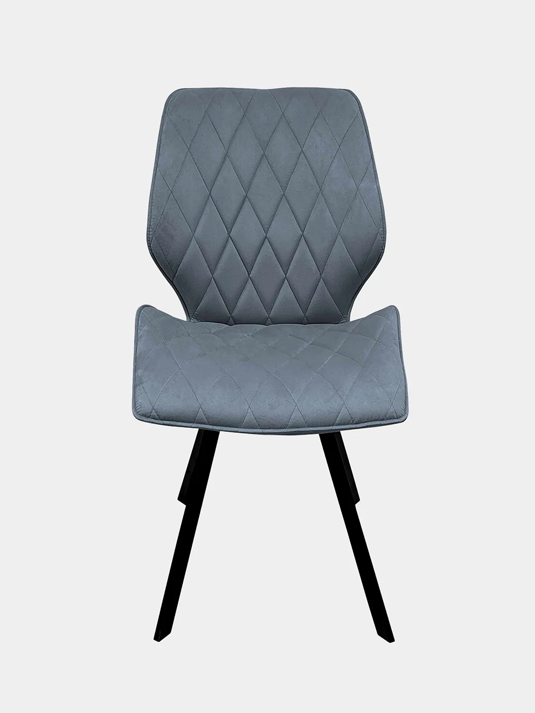Стул Brabix Rombo Cf-077, велюр серый, каркас металл