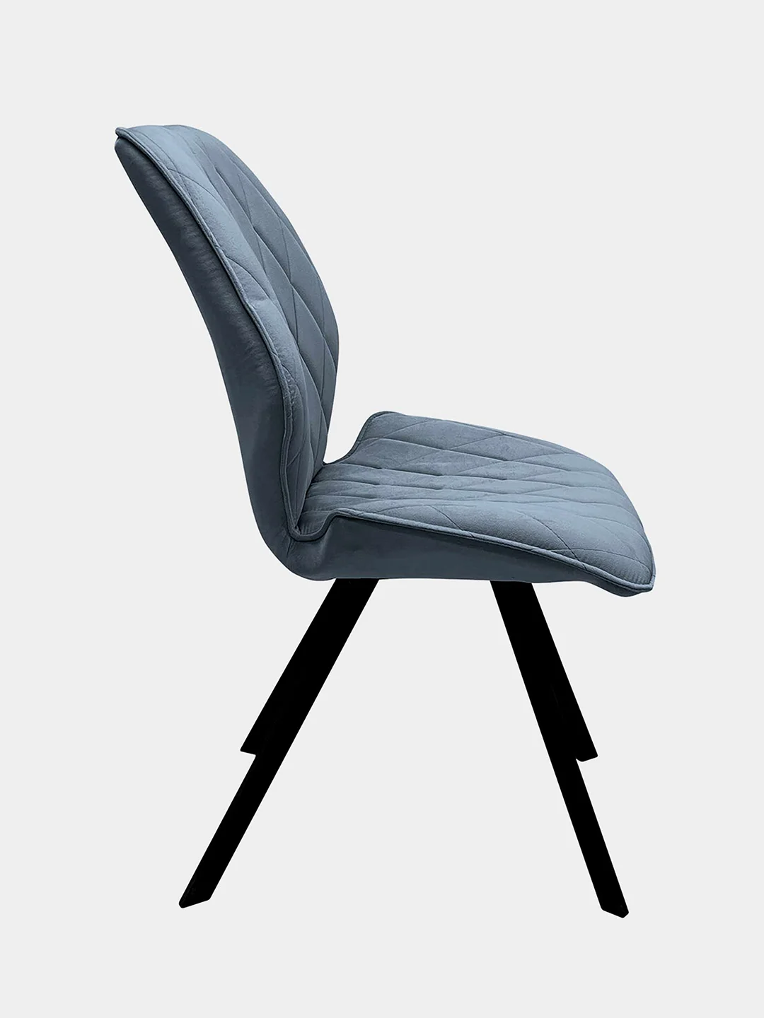 Стул Brabix Rombo Cf-077, велюр серый, каркас металл
