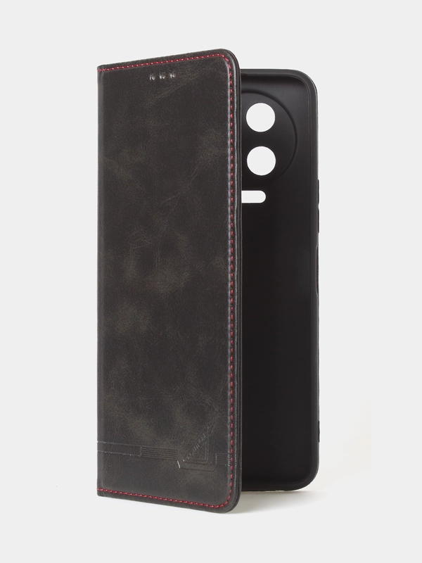 Чехол-книжка GQ для Infinix Note 12 Pro 4G / Infinix Note 12 2023, кожа