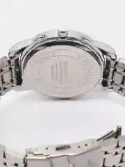 Серебряный мужские наручные часы KINGNUOS K-1756 с календарем в подарочной упаковке