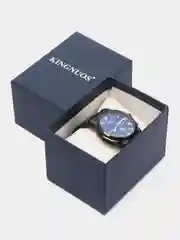 Темно-синий мужские наручные часы KINGNUOS K-1751, в подарочной упаковке
