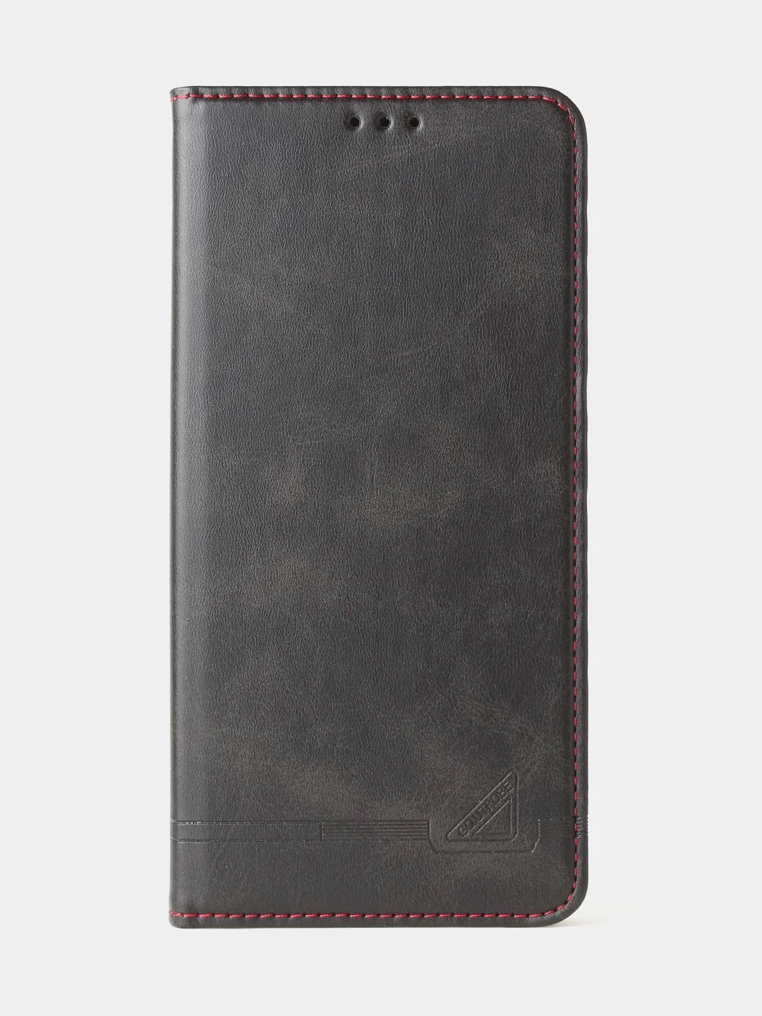 Черный чехол-книжка GQ для Infinix Note 12 Pro 4G / Infinix Note 12 2023, кожа