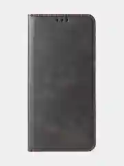 Черный чехол-книжка GQ для Infinix Note 12 Pro 4G / Infinix Note 12 2023, кожа