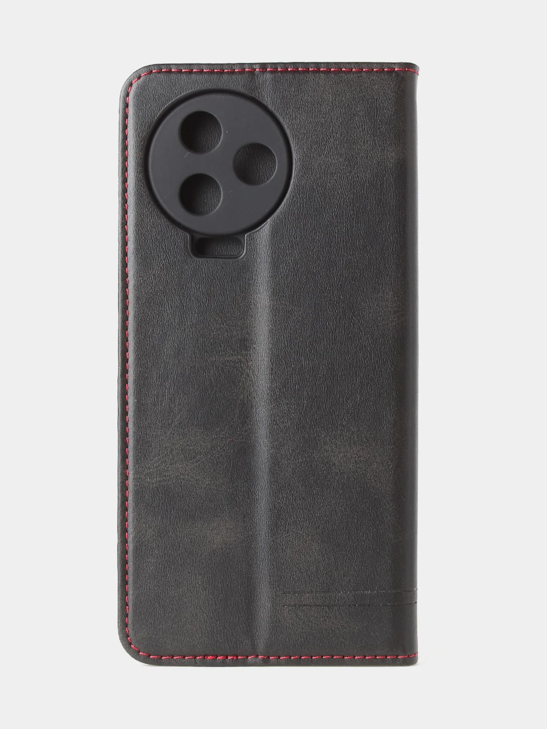 Черный чехол-книжка GQ для Infinix Note 12 Pro 4G / Infinix Note 12 2023, кожа