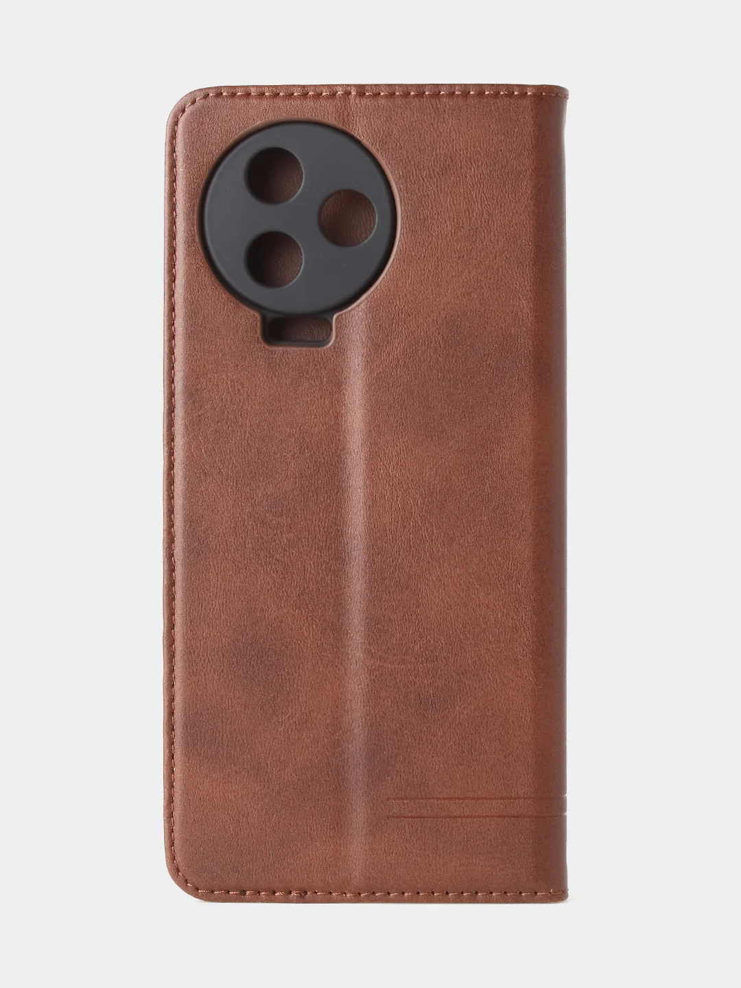 Коричневый чехол-книжка GQ для Infinix Note 12 Pro 4G / Infinix Note 12 2023, кожа