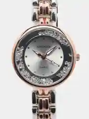 Серебряный женские наручные часы Kingnuos K-128, в подарочной упаковке