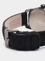 Черный наручные часы Mini Focus MF0032G, мужские, с календарём, в подарочной упаковке