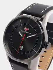 Синий мужские наручные часы Mini Focus MF0033G c календарём, в подарочной упаковке