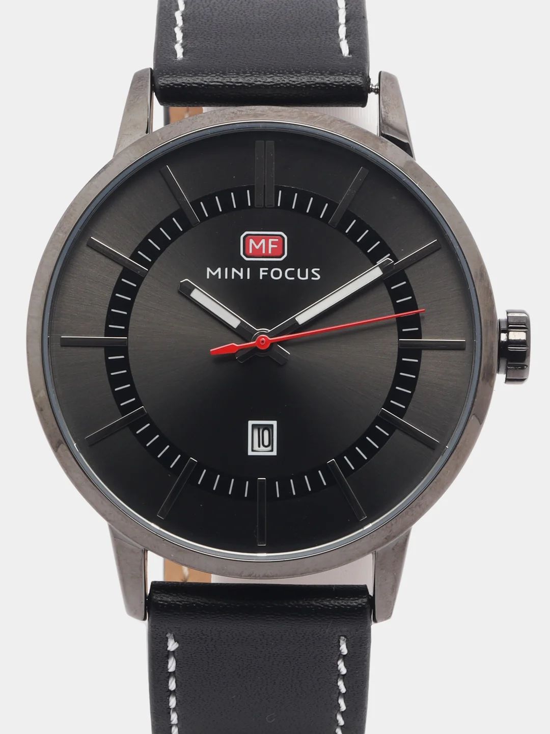 Синий мужские наручные часы Mini Focus MF0033G c календарём, в подарочной упаковке