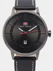 Синий мужские наручные часы Mini Focus MF0033G c календарём, в подарочной упаковке